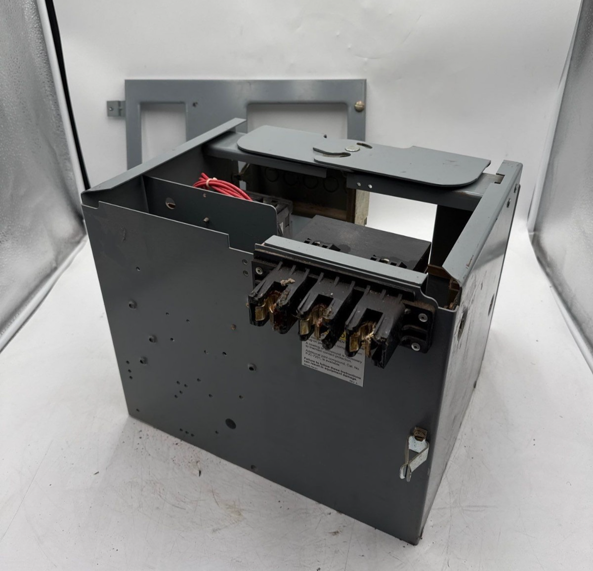 Square D Model 6 12" 15A Breaker Combo MCC Bucket Size 1 Starter FAP3601513M Used