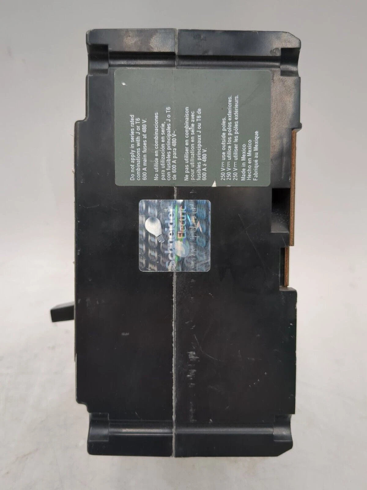 Square D FAL34100 Circuit Breaker 100A 3P 480V 3PH Lug to Lug 100 Amp Used Used