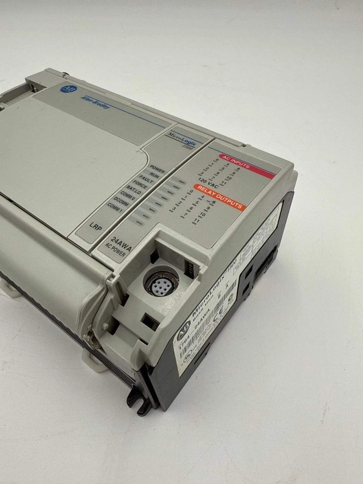 Allen-Bradley MicroLogix 1500 1764-24AWA Controller Base Unit 12 AC INPUT 12 Out New