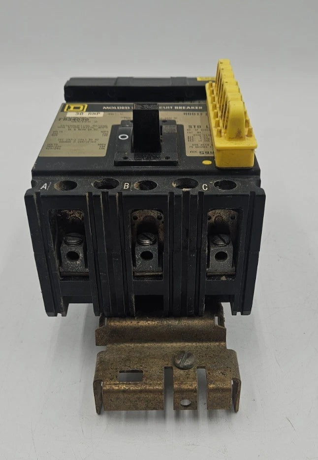 Square D FA34030 I-Line Circuit Breaker 30A 3P 480V 3PH FA 3 pole 30 Amp Used Used
