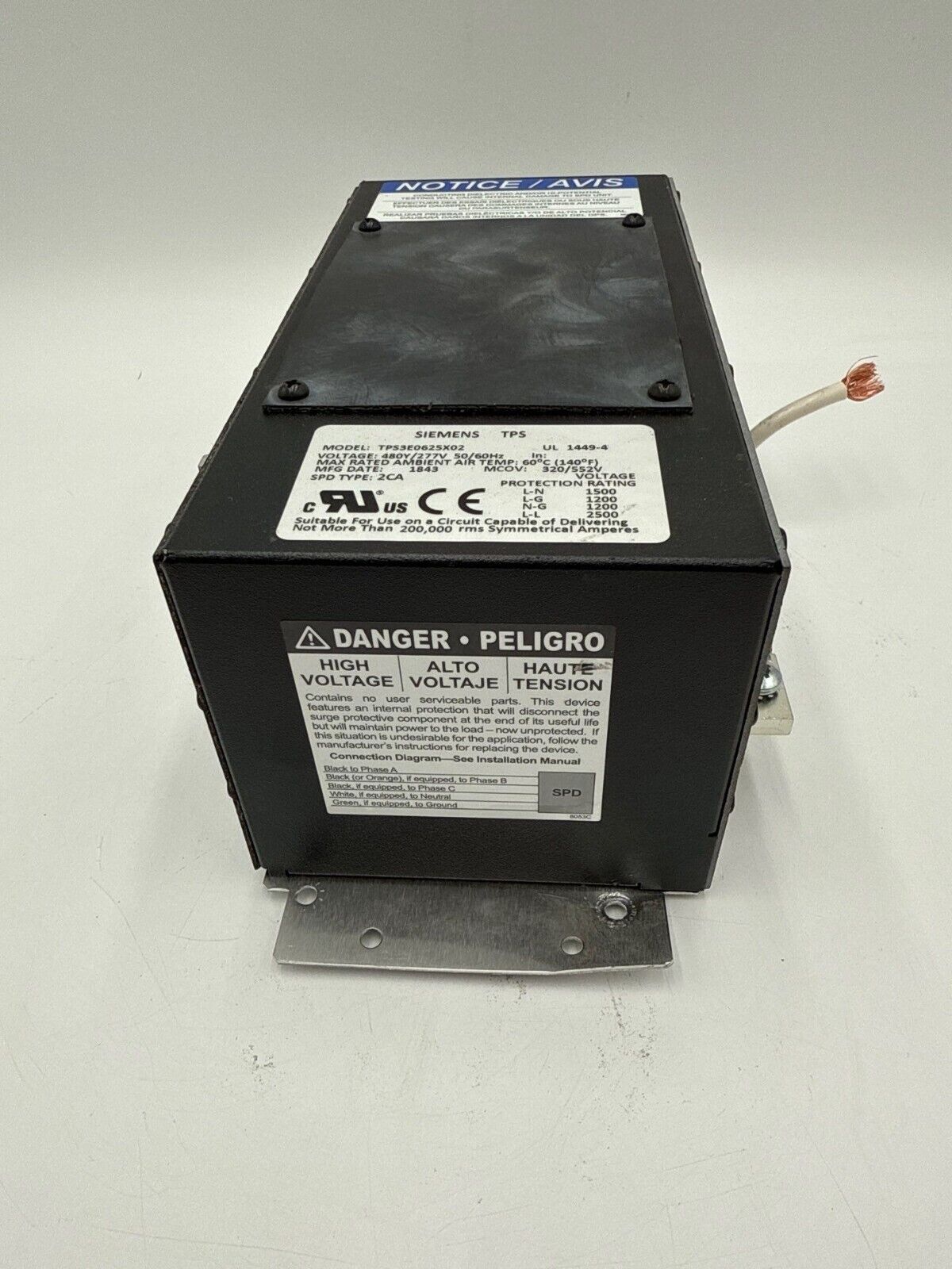 Siemens TPS3E0625X02 Used