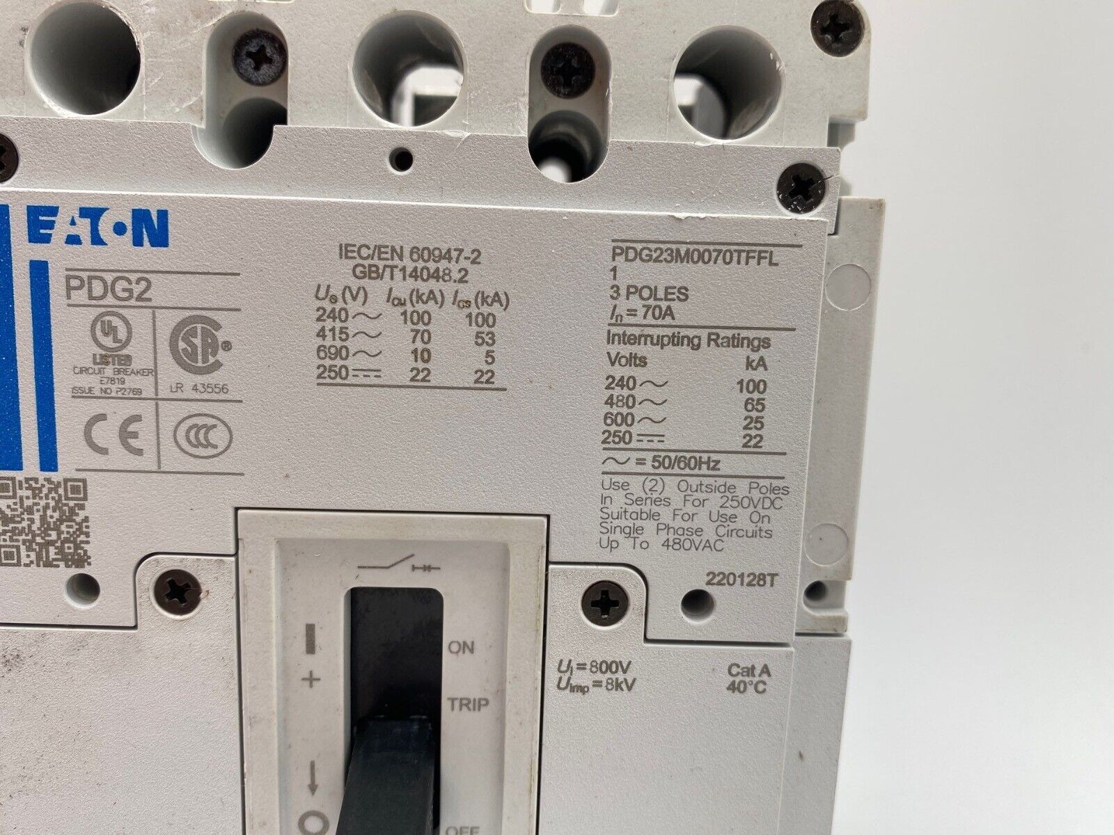 Eaton PDG23M0070TFFL Used