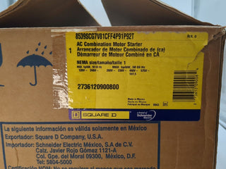 Square D 8539SCG7V81CFF4P91P92T New