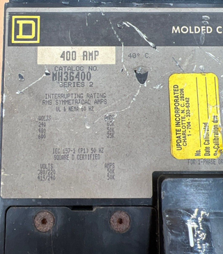 Square D MH36400 Used