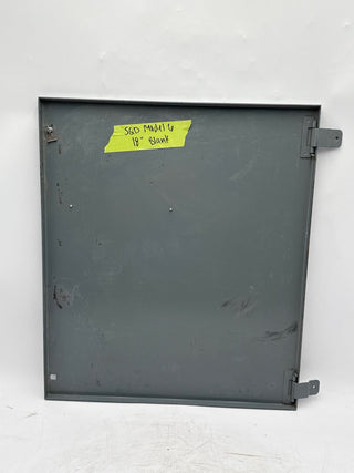 Square D Model 6 18" MCC Blank Door Motor Control Center Space Used