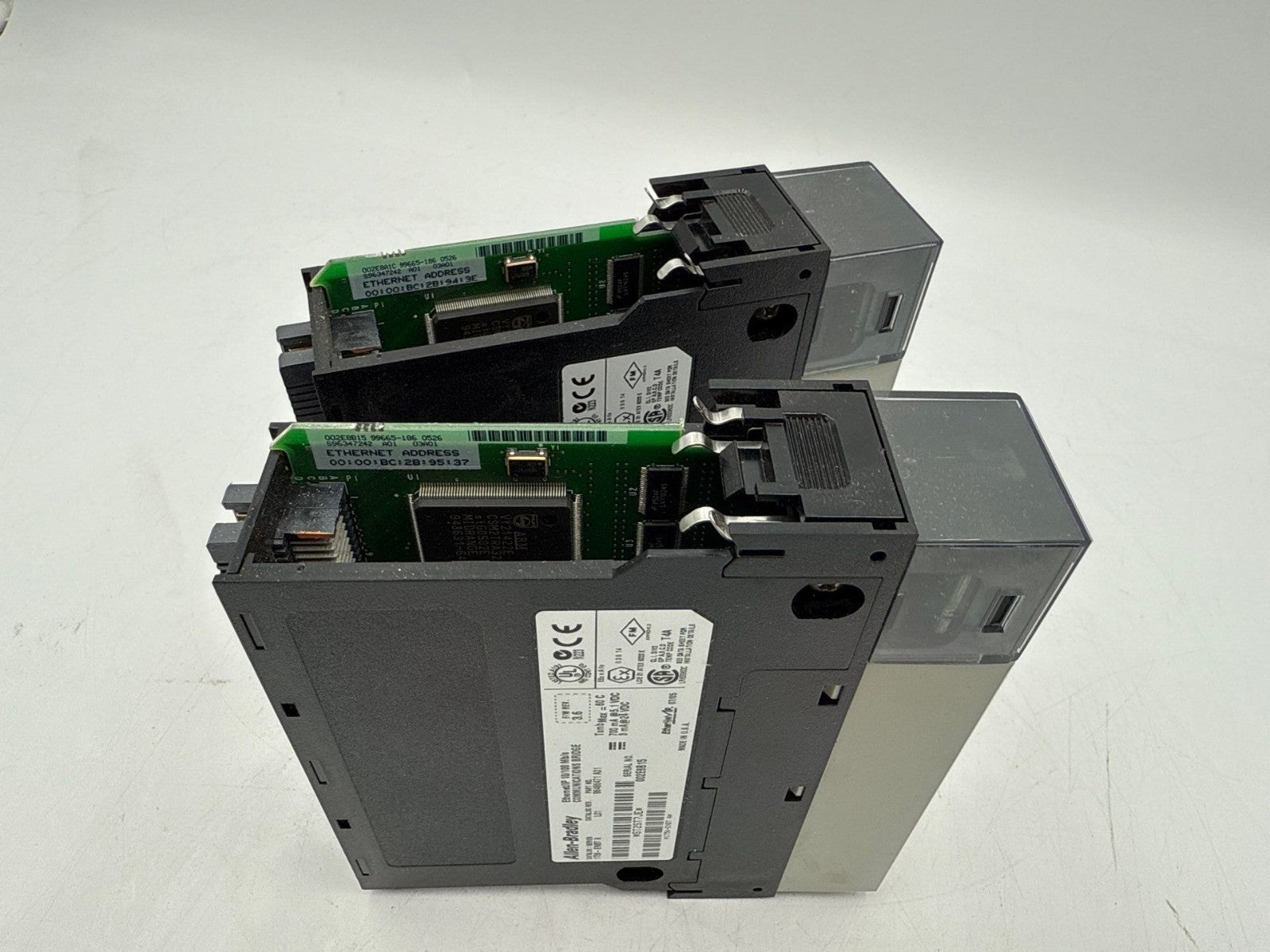 Allen Bradley 1756-ENBT A Ethernet IP 10/100 Mb/s Communications Bridge Rev 3.6 Used