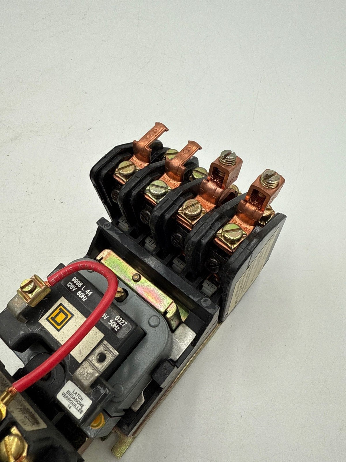 Square D 8903 LX040 Lighting Contactor 4Pole 600V 3PH Coil 110/120V 8903LX040 Used