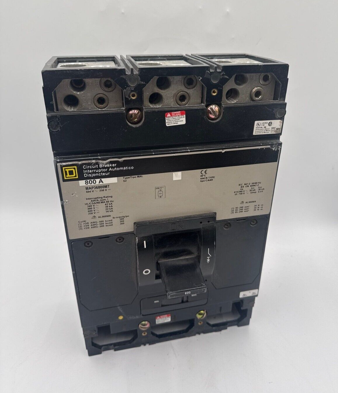 Square D MAP36800MT Used