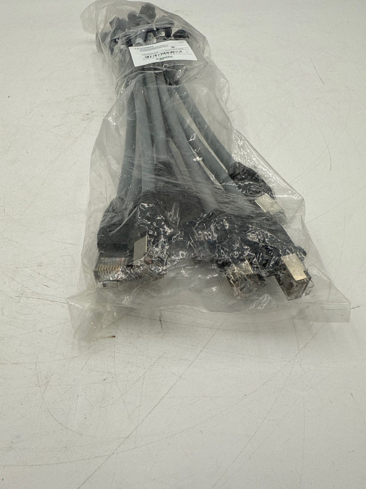 10PC Schneider TRV00803 Communication Cable RJ45 Male to RJ45 Male Cord 0.3m New