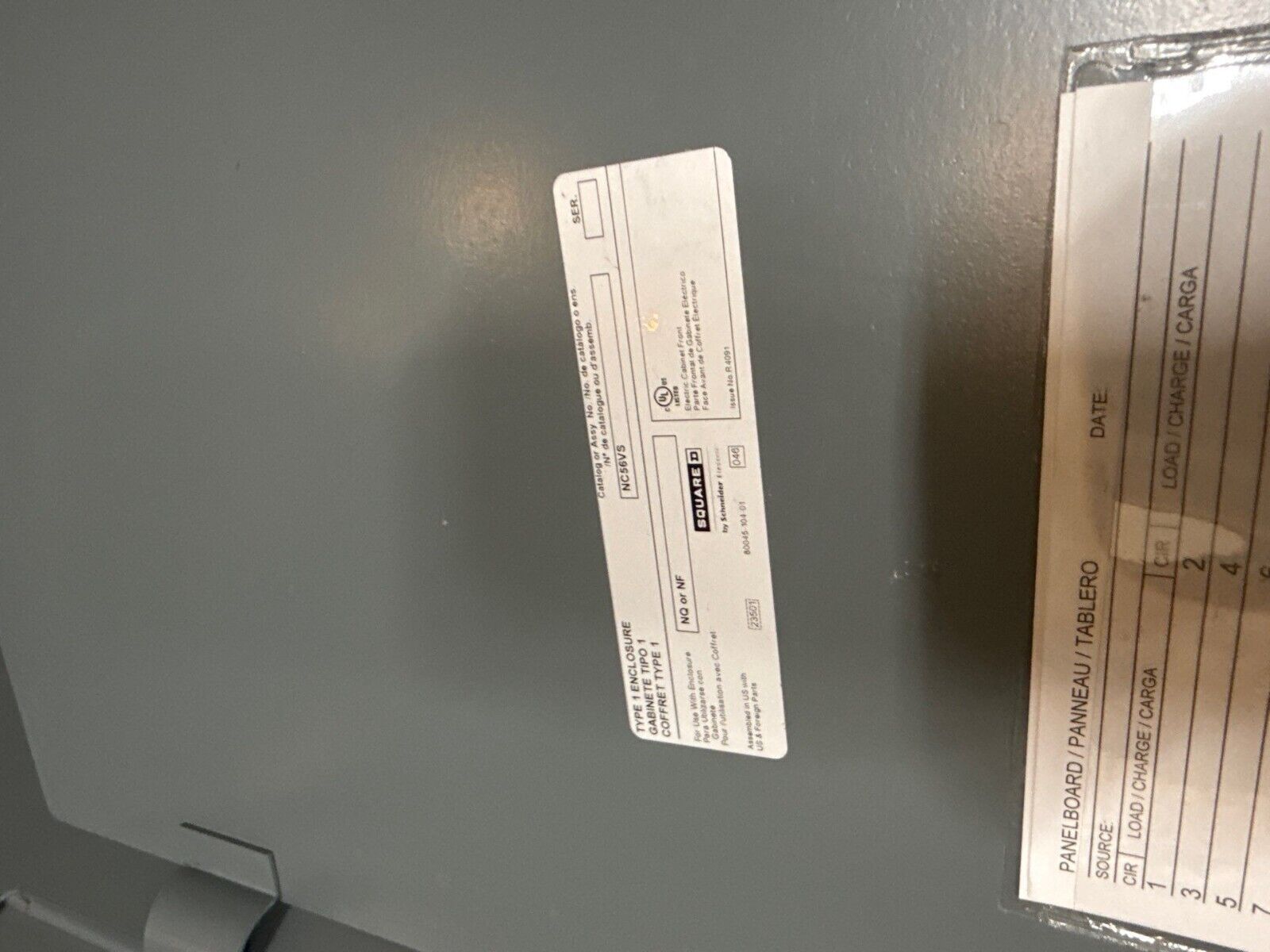 Square D NF442L4C NF Panelboard 400A 600Y/347V 3PH 4W 42 Cir Indoor Encl MLO P657 New