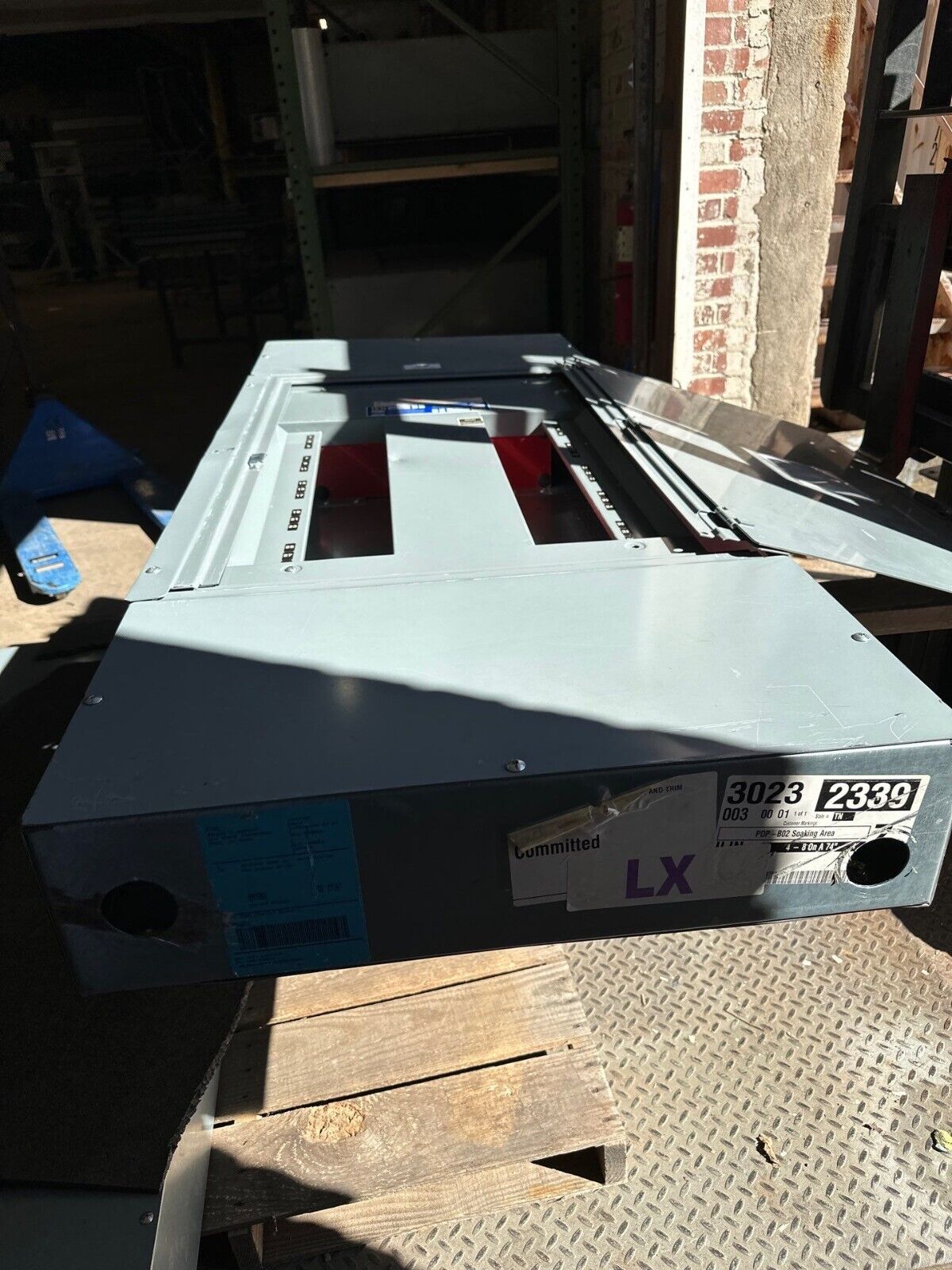 Square D I-Line Panelboard 225A 480Y/277V 3PH 4W Indoor Encl 30Cir HCN65TSD P454 Used