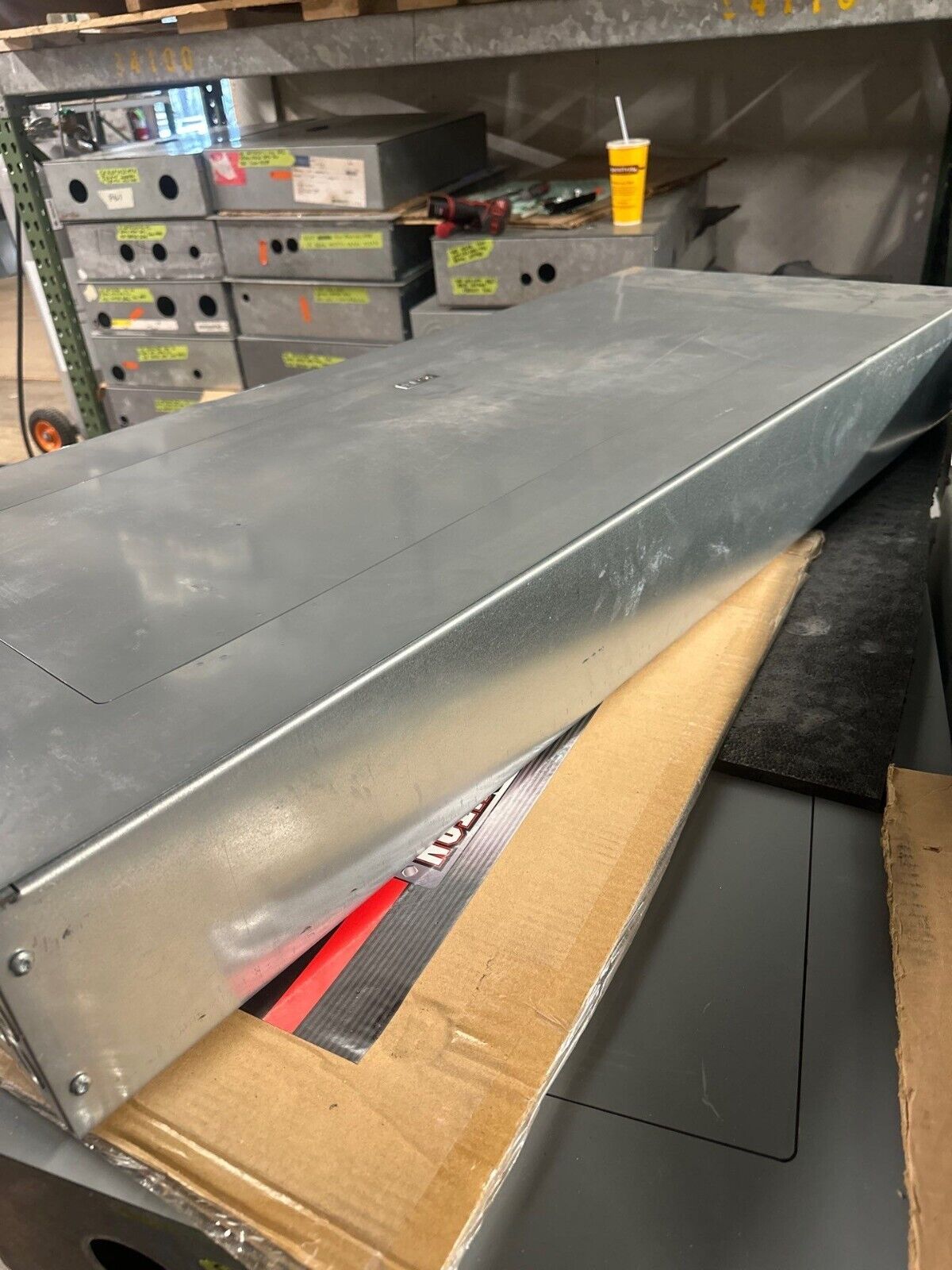 Square D NF NF430L2 Panelboard 225A 600Y/347V 3PH 4W 225 Amp MCB Main JDL36225 P273 Used