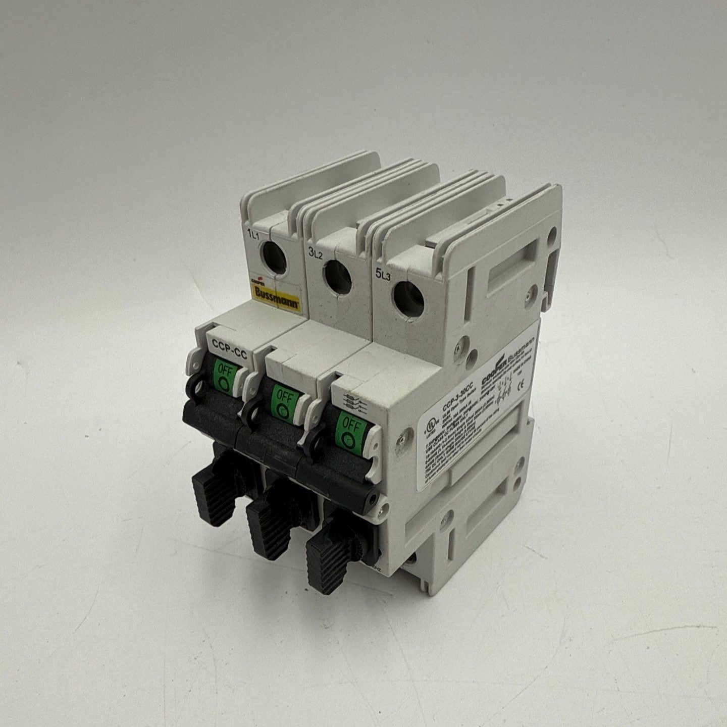 Cooper Bussmann CCP-3-30CC Fusible Circuit Breaker 30A 600V 3P 30 Amp 3 Pole
