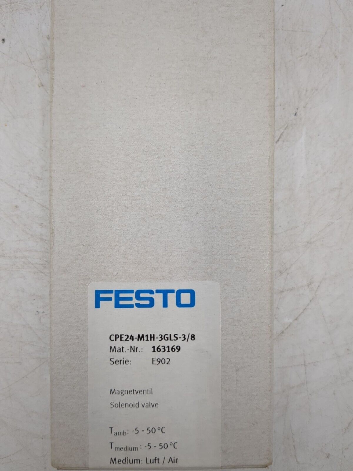 Festo CPE24-M1H-3GLS-3/8 New