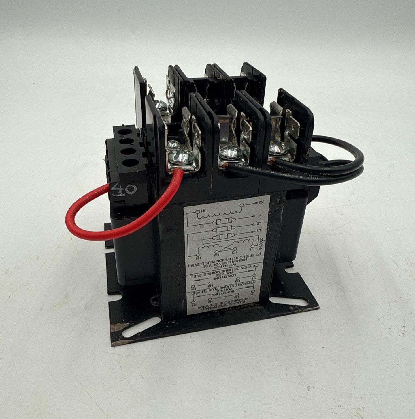 Allen Bradley 1497-B-BASX-3-N Control Power Transformer 0.080kVA Pri 240/480V Sec 120V Used