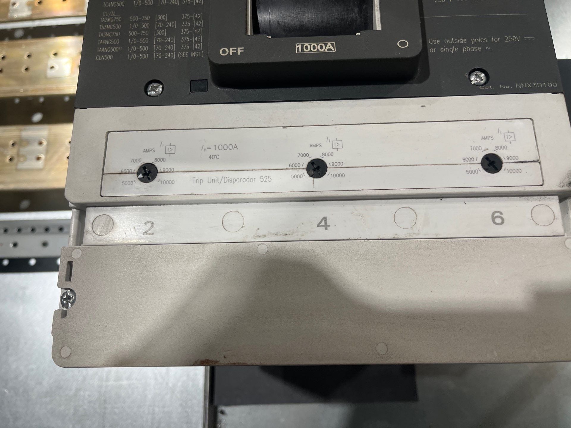 Siemens P5 Panelboard 1200A 208/120V 3PH 4W NNX3B100 1000 Amp MCB Panel Used