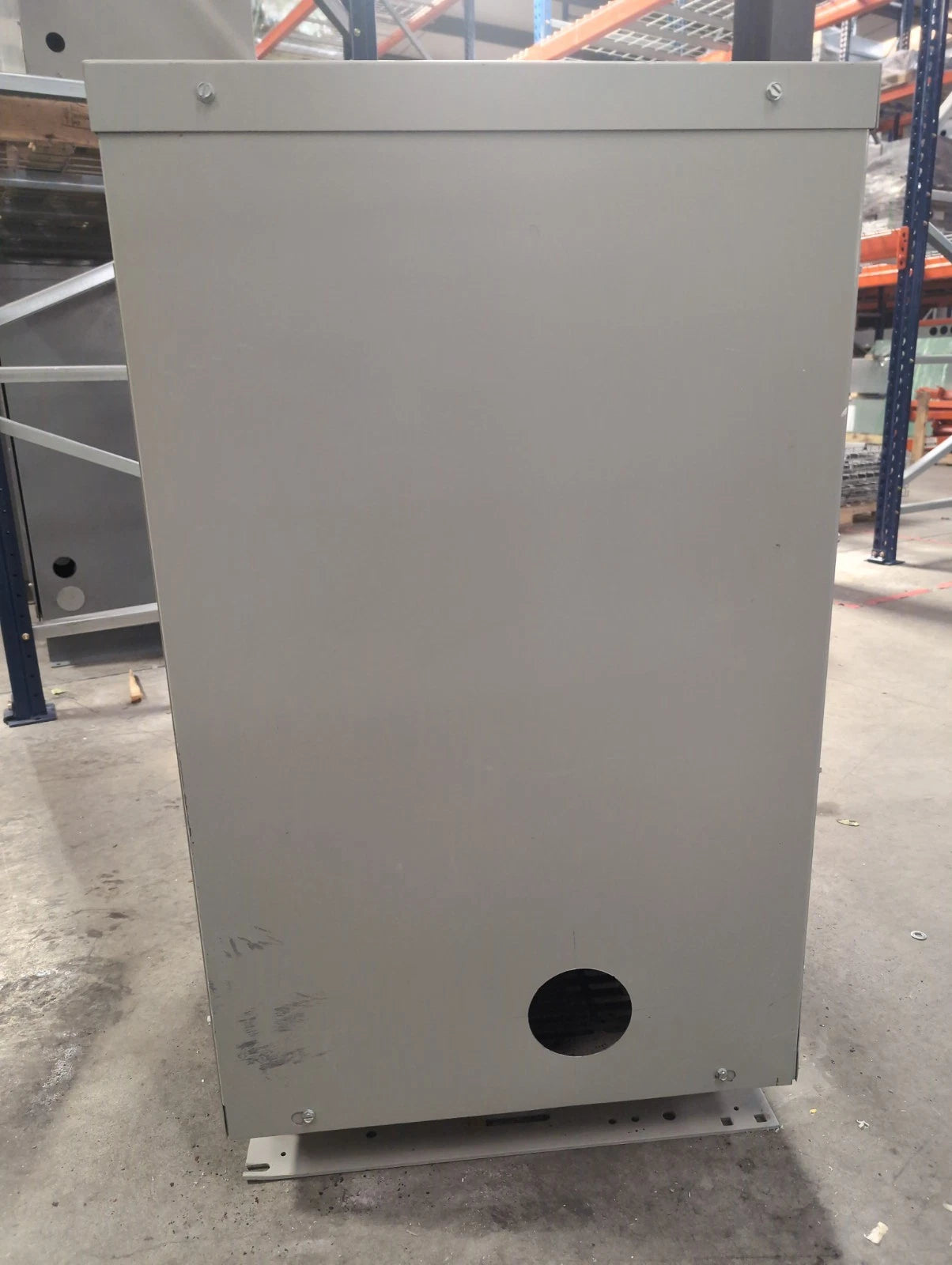 112.5KVA GE 9T23B3875 Transformer Pri 480V Sec 208/120V 3PH Indoor Encl Type QL Used