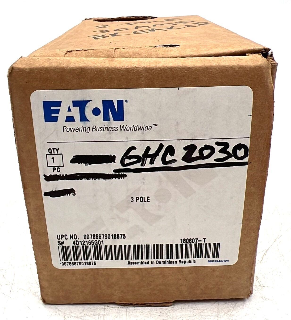 Eaton GHC2030 New