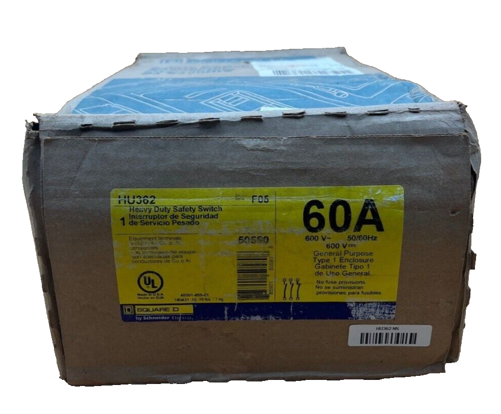 Square D HU362 New