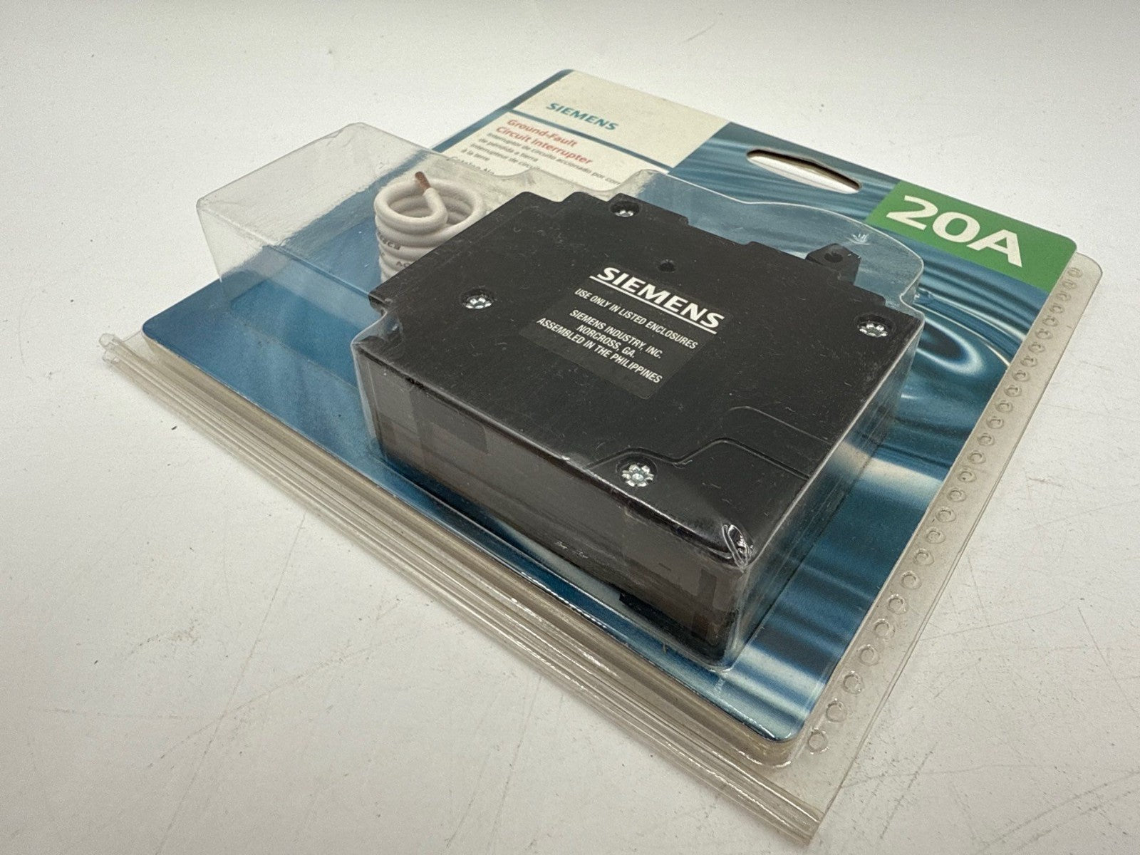 Siemens QF120P Circuit Breaker 20A 1P 120V QPF 20 Amp 1 Pole Ground Fault GFCI New