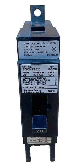 Siemens BQCH1B020 Used