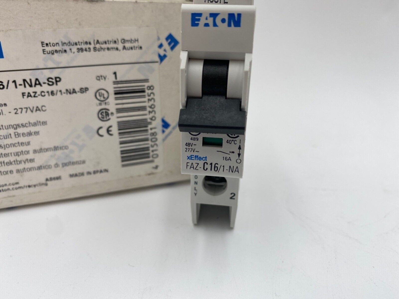 Eaton Cutler Hammer FAZ-C16/1-NA-SP New