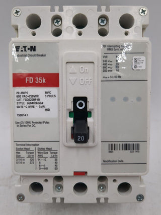 Cutler-Hammer FD3020 New
