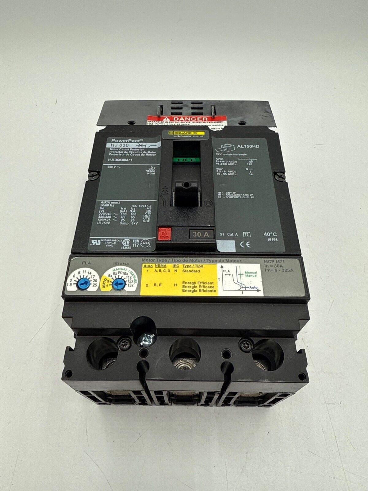 Square D HJL36030M71 Used