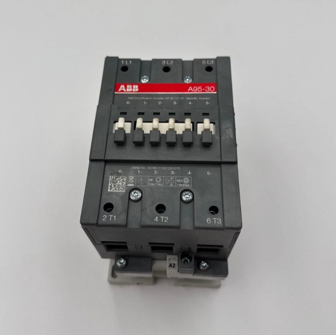 ABB A95-30 Contactor 145A 3P 600V 3PH 75HP Coil 220-230V 50Hz 230-240V 60Hz Used