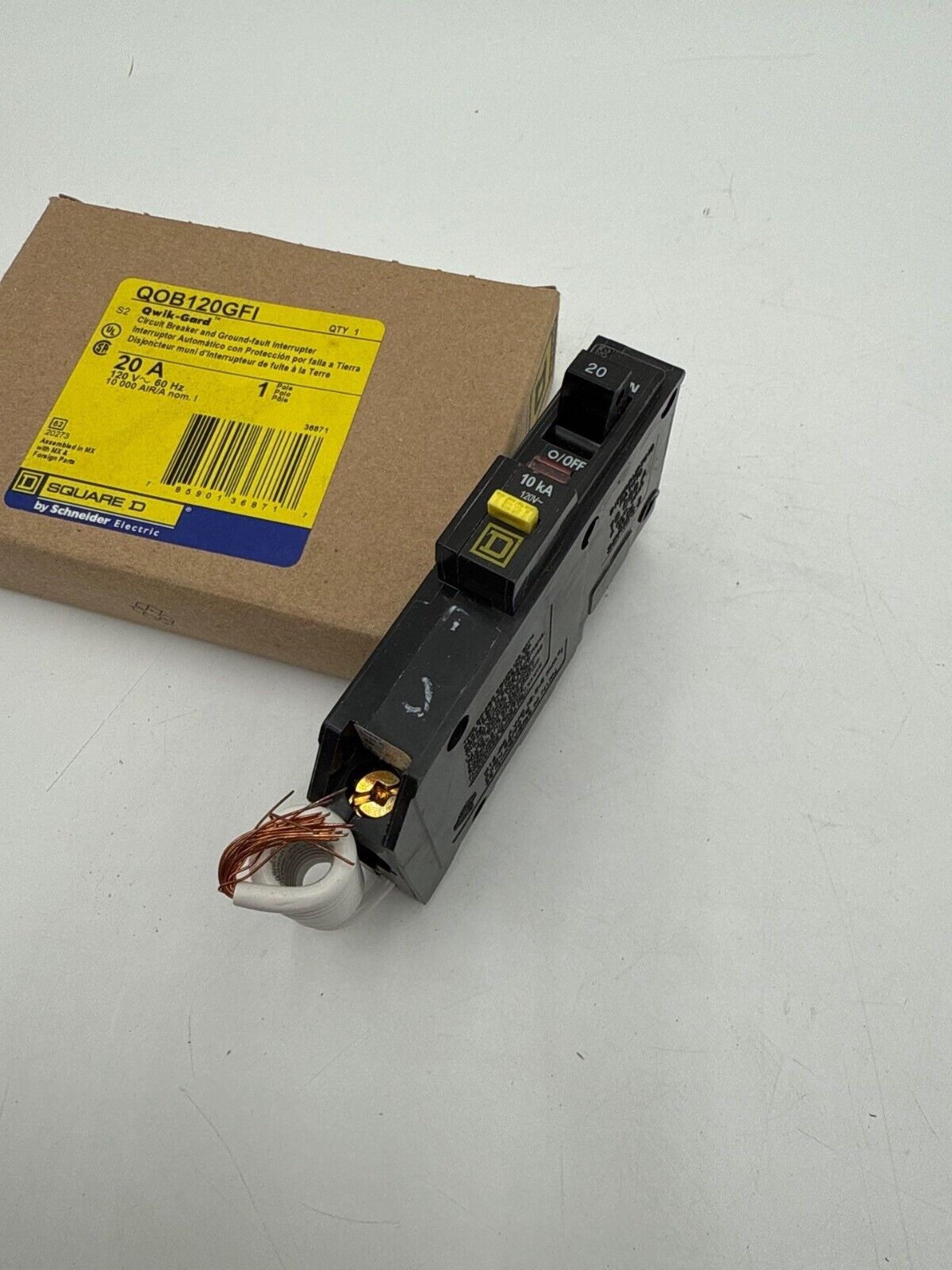 Square D QOB120GFI New