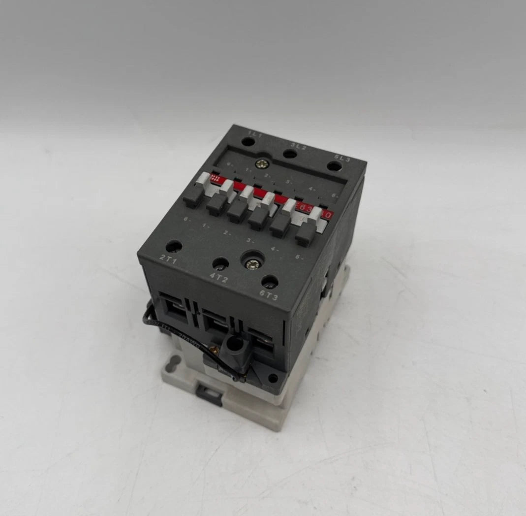 ABB AE63-30 Contactor 90A 3P 600V 3PH 60HP Coil 24VDC CDL5-01 Aux Contact Block Used