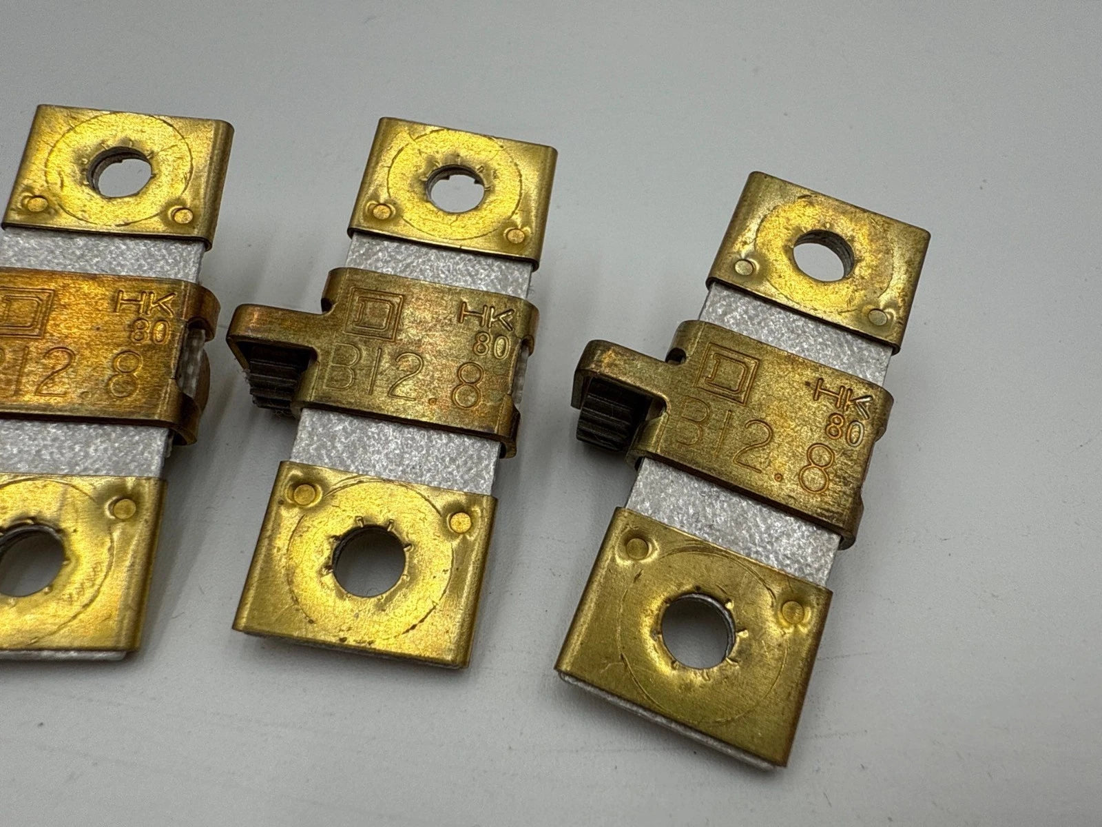 3PC Lot Square D B12.8 Thermal Overload Heater Element Unit B128 8.14-10.4 Amp Used