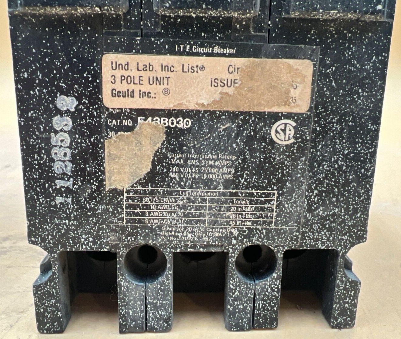 Siemens E43B030 Used