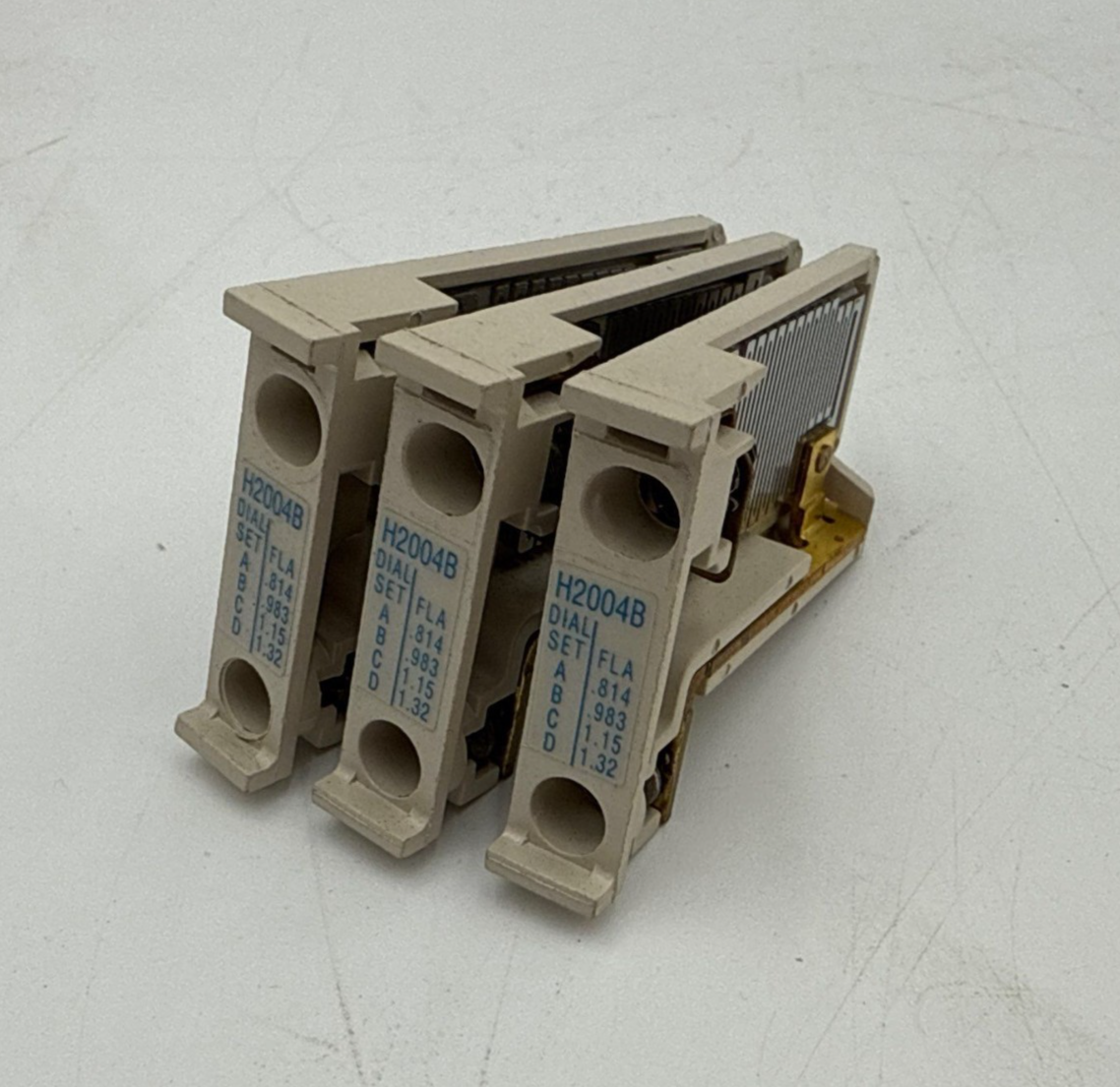 3PC Lot Cutler Hammer H2004B Overload Heater Element Freedom Series .814-1.32Amp Used