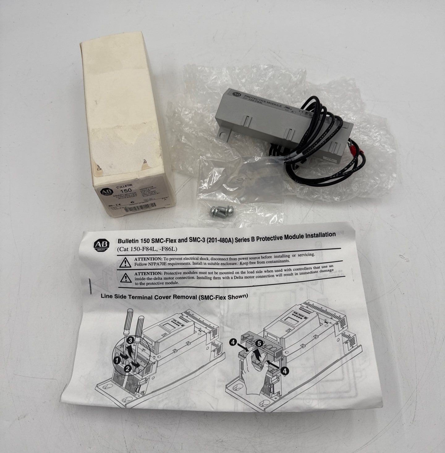 Allen Bradley 150-F84L Protective Module 480V 108-1250 AMP Ser A New