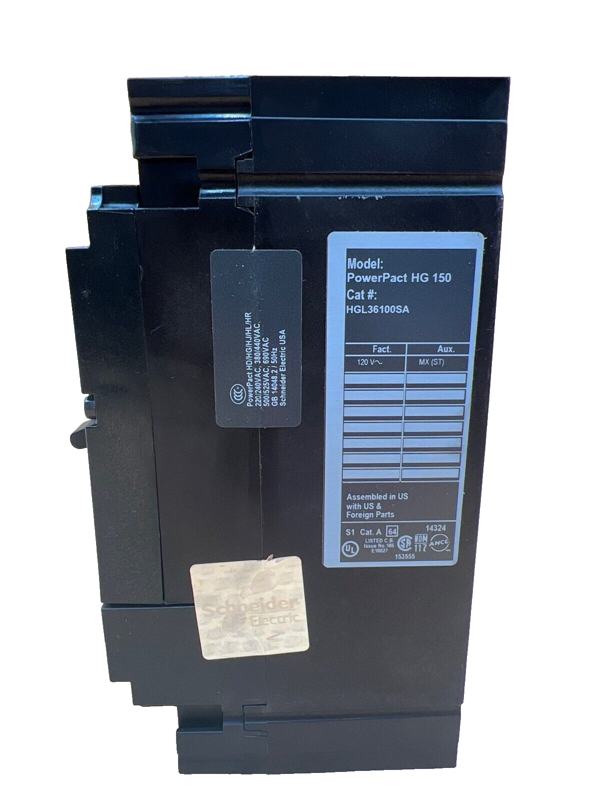 Square D HGL36100SA Used