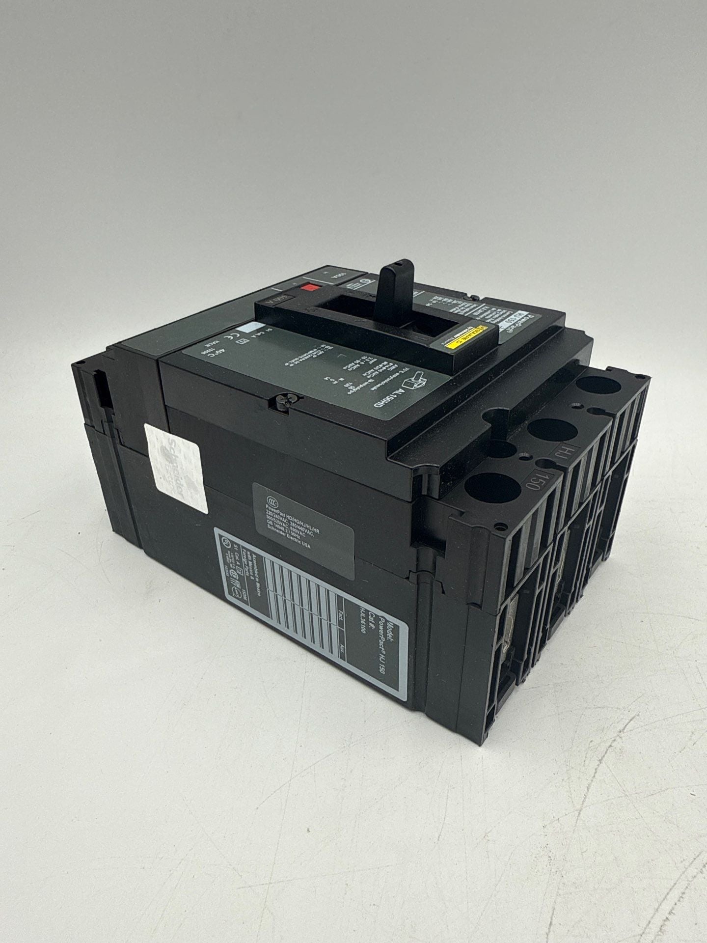 Square D HJL36100 Circuit Breaker 100A 3P 600V 3PH HJL 100 Amp 3 Pole Used