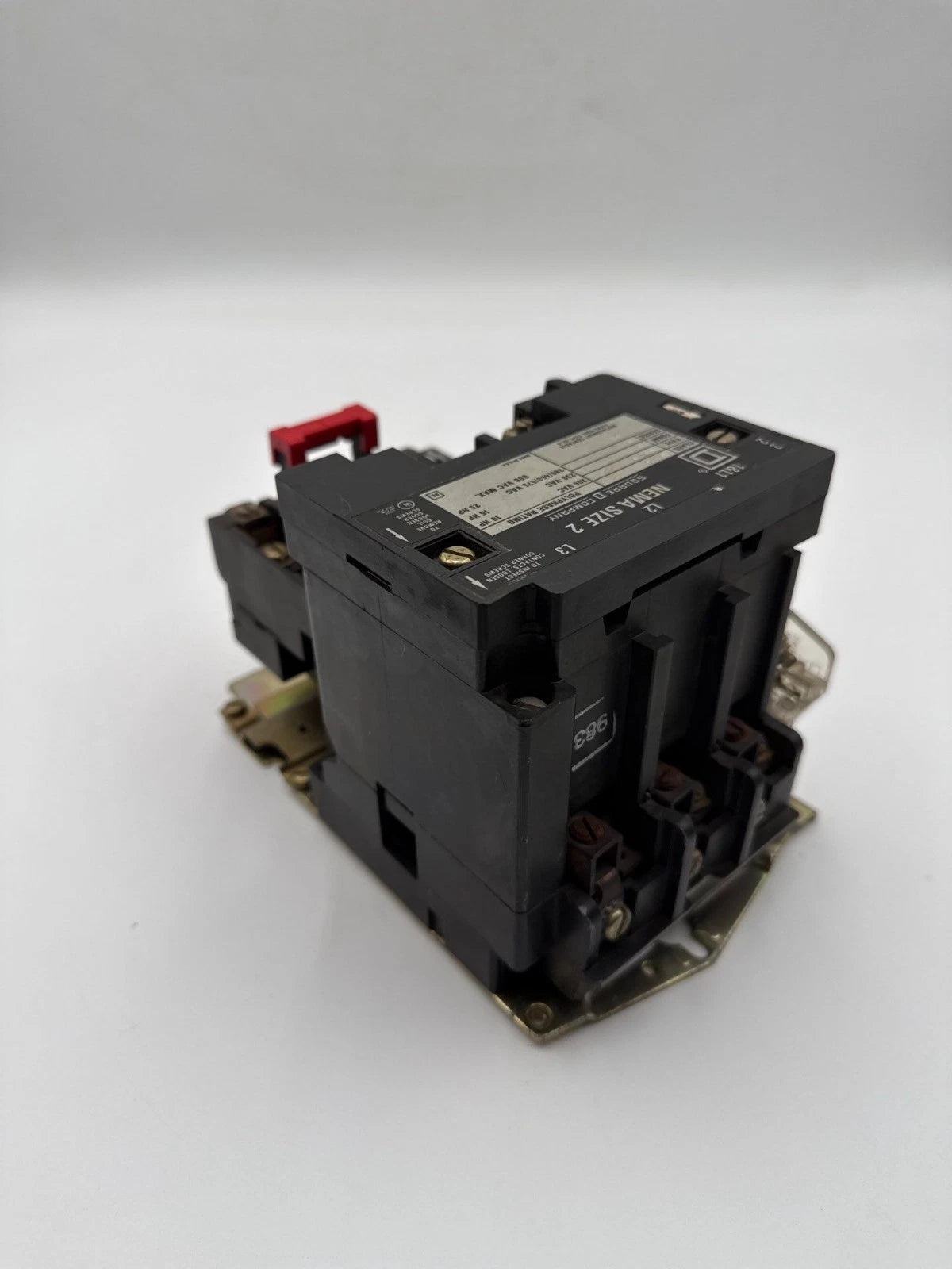 Square D 8536SD01 NEMA Size 2 Starter Coil 110/120V 3P 600V 3PH 25HP 8536SDO1 Used