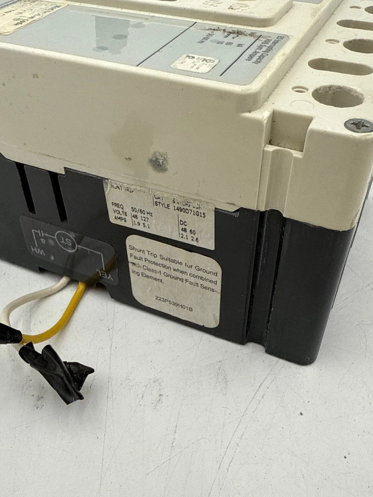 Eaton ED3150BP10 Circuit Breaker 150A 3P 240V 3PH ED 150 Amp 3 Pole Shunt Trip Used