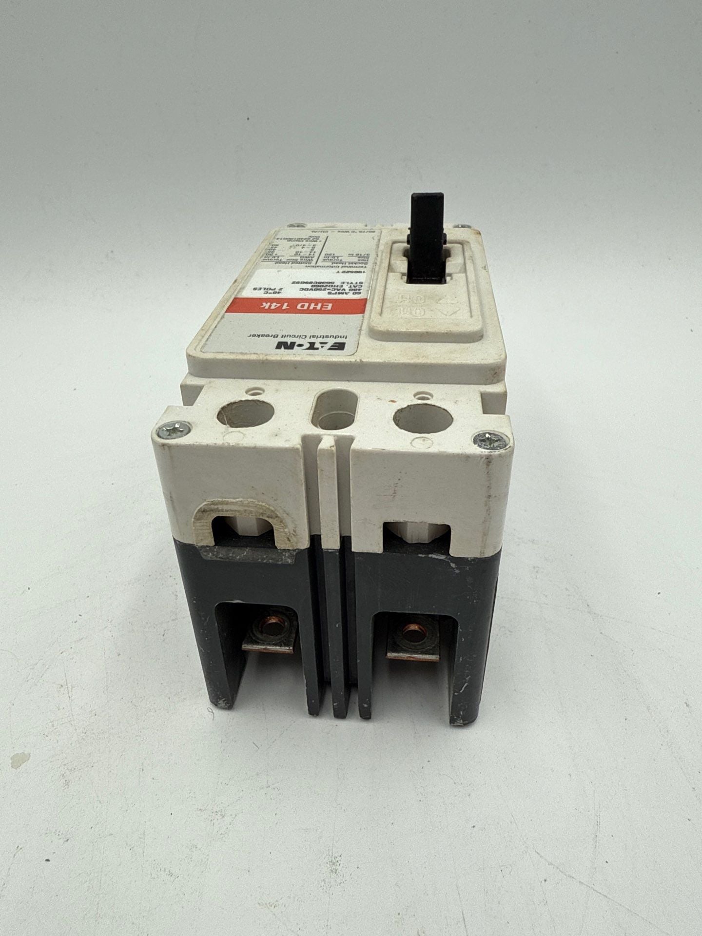 Eaton EHD2060 Circuit Breaker 60A 2P 480V EHD 14k 60 Amp 2 Pole Used