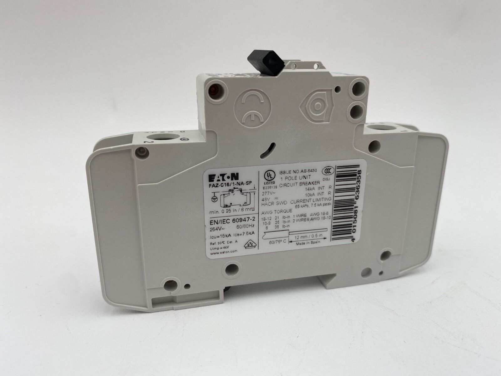 Eaton Cutler Hammer FAZ-C16/1-NA-SP New