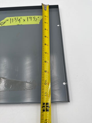 Square D Model 6 MCC 11-3/4" x 19-1/2" Blank Filler Plate Motor Control Center Used