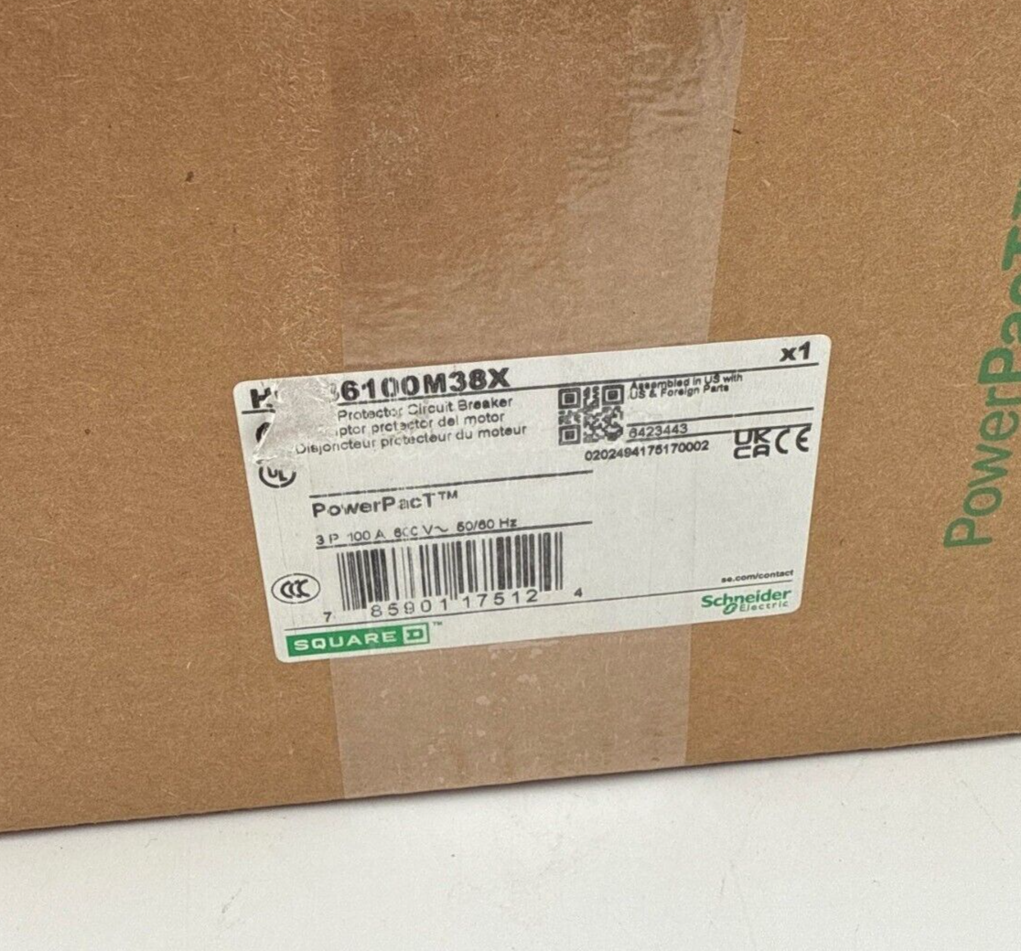 Square D HGL36100M38X New