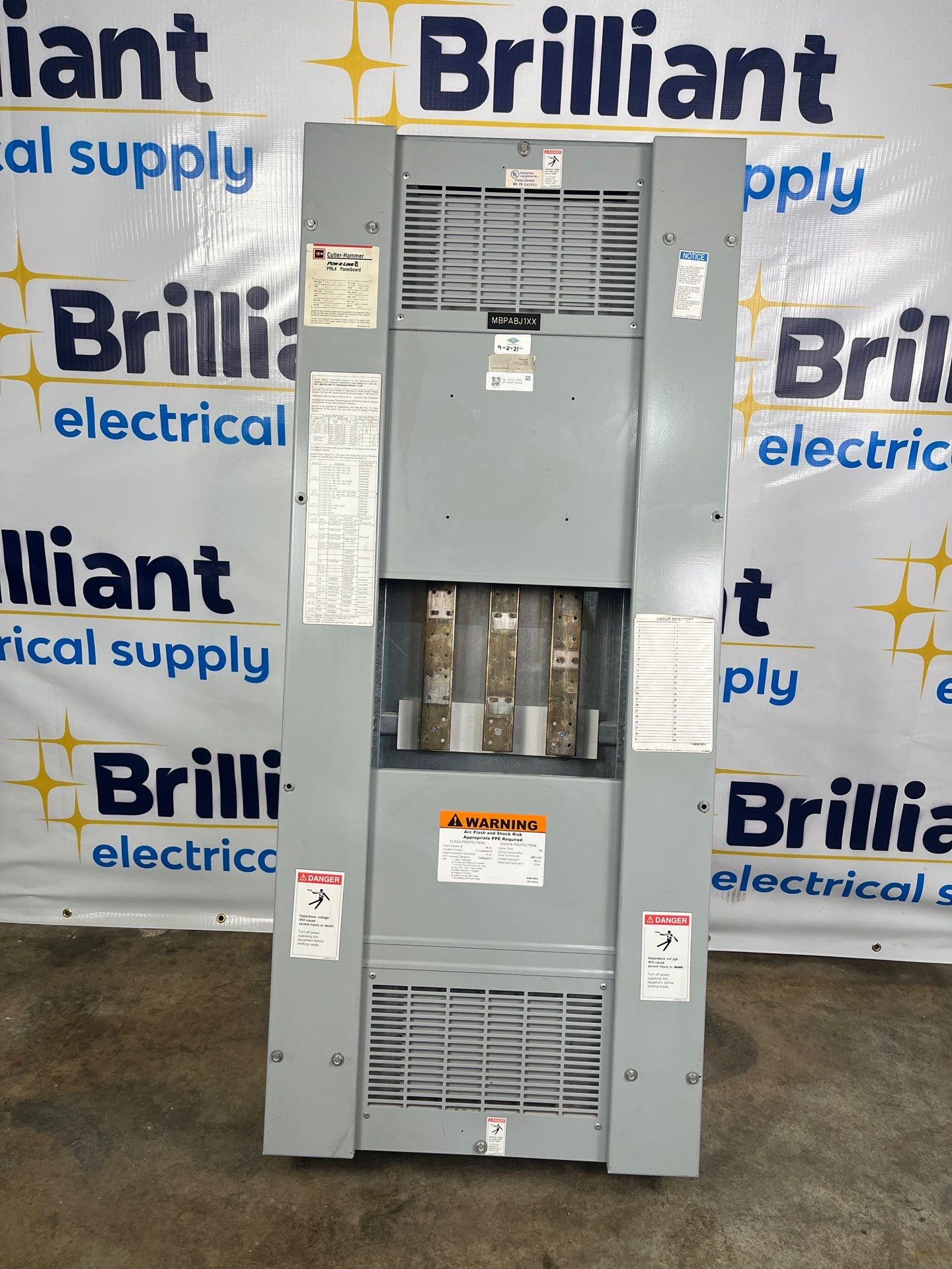 CH PRL4 Panelboard 400A 480/277V 3PH 4W MLO Indoor Encl BX2457 Box Used