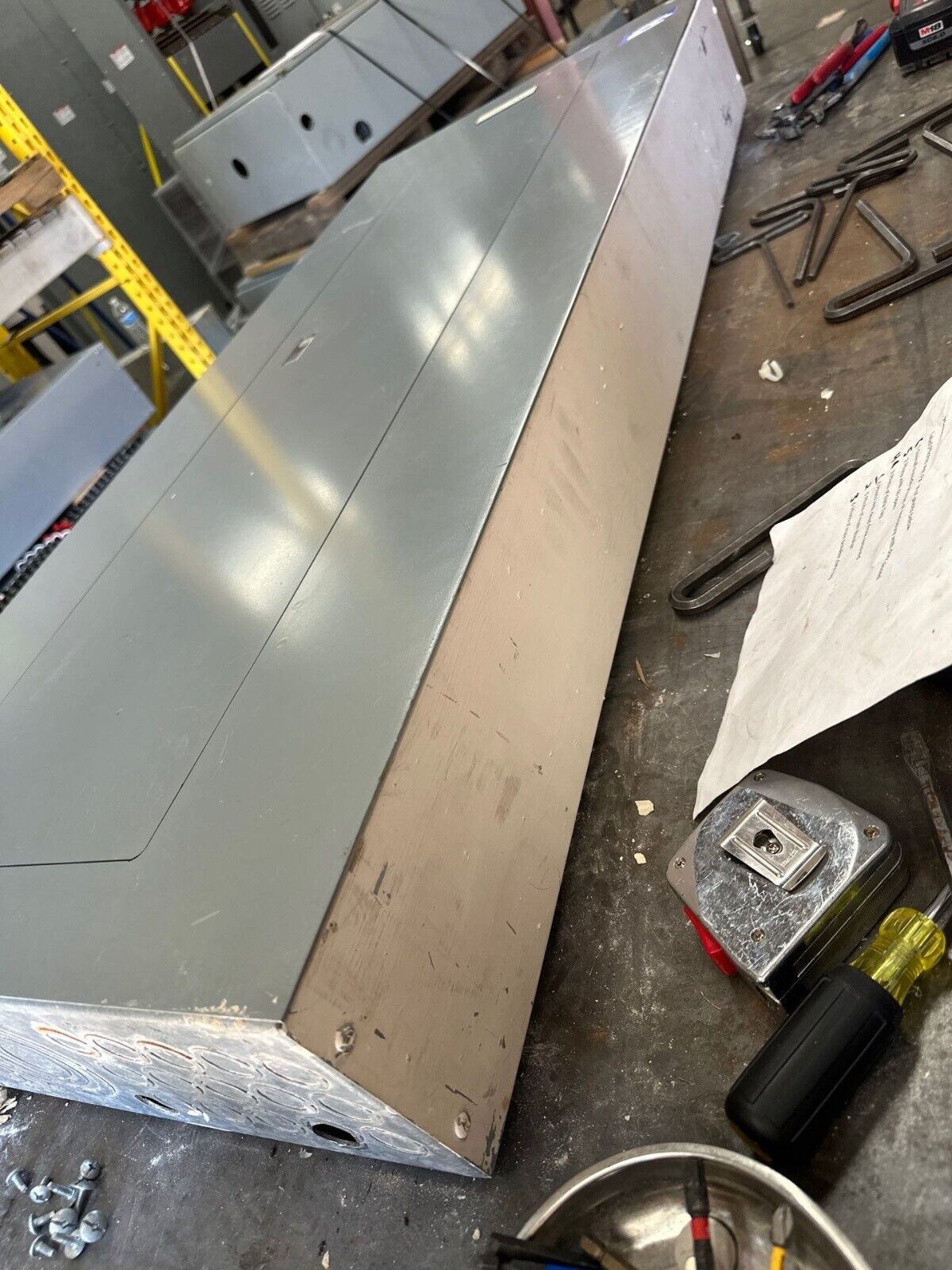 Square D NQOD442M225 Panelboard 225A 208/120V 3PH 4W MCB 42 Circuit Indoor Encl P381 Used