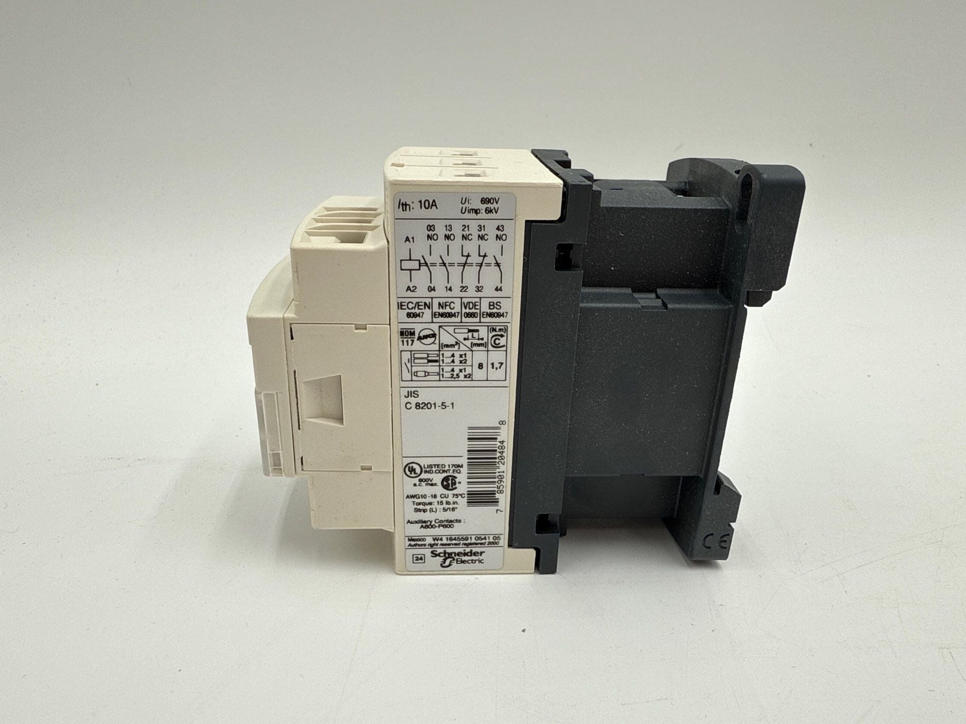 Telemecanique CAD32G7 Control Relay Auxiliary Contactor Coil 120V 50/60Hz New