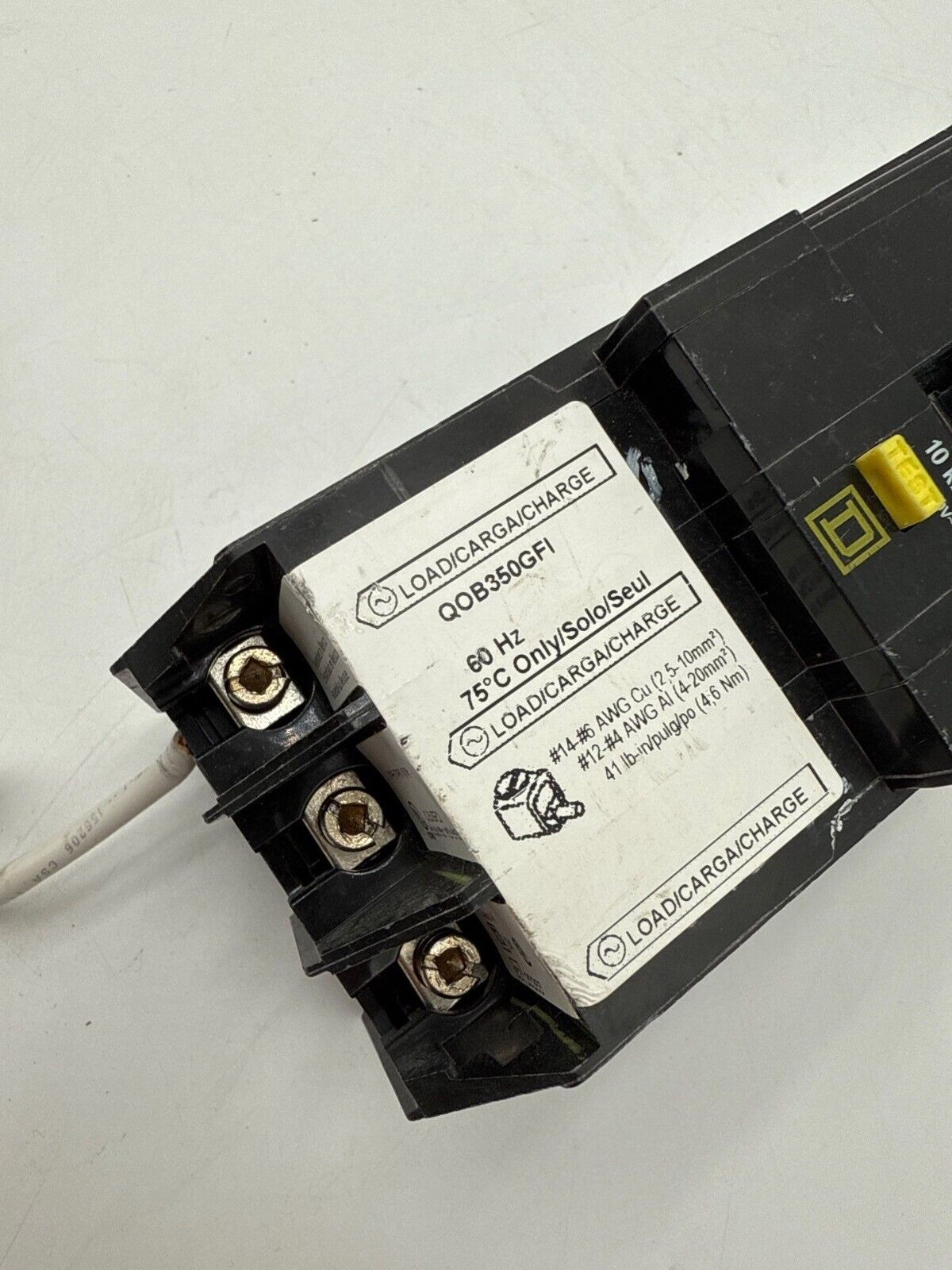 Square D QOB350GFI Used