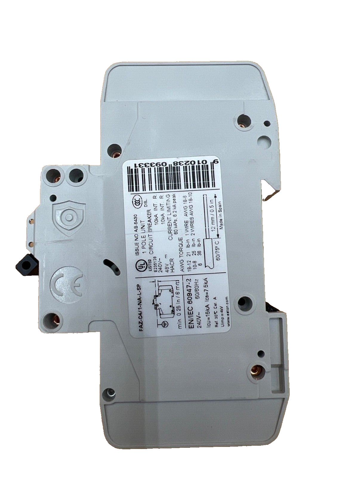 Eaton FAZ-C4/1-NA-L