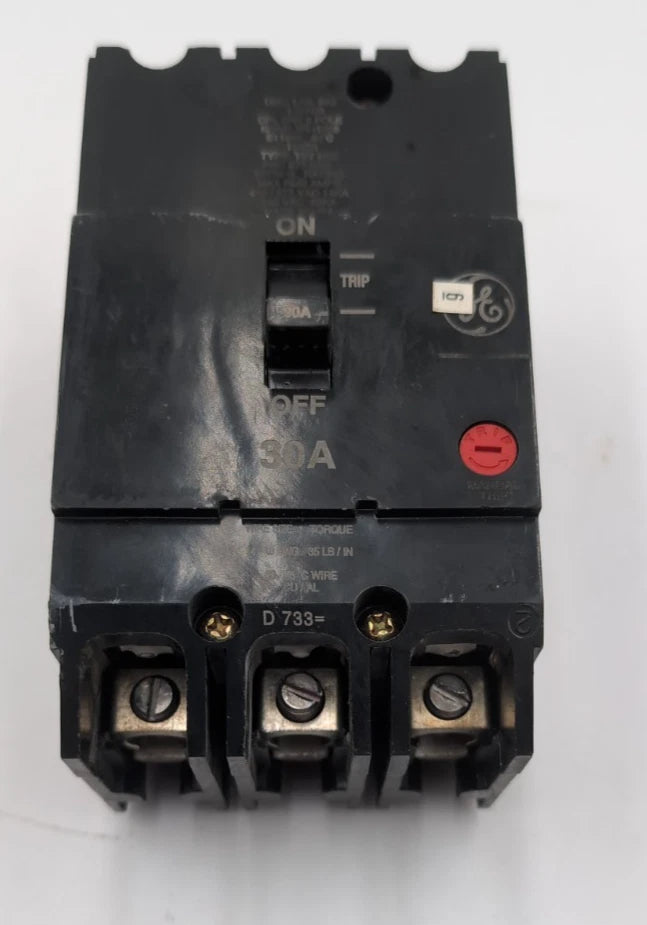 General Electric TEY330 Circuit Breaker 30A 3P 480V TEY 3PH 3 Pole 30 Amp Used Used