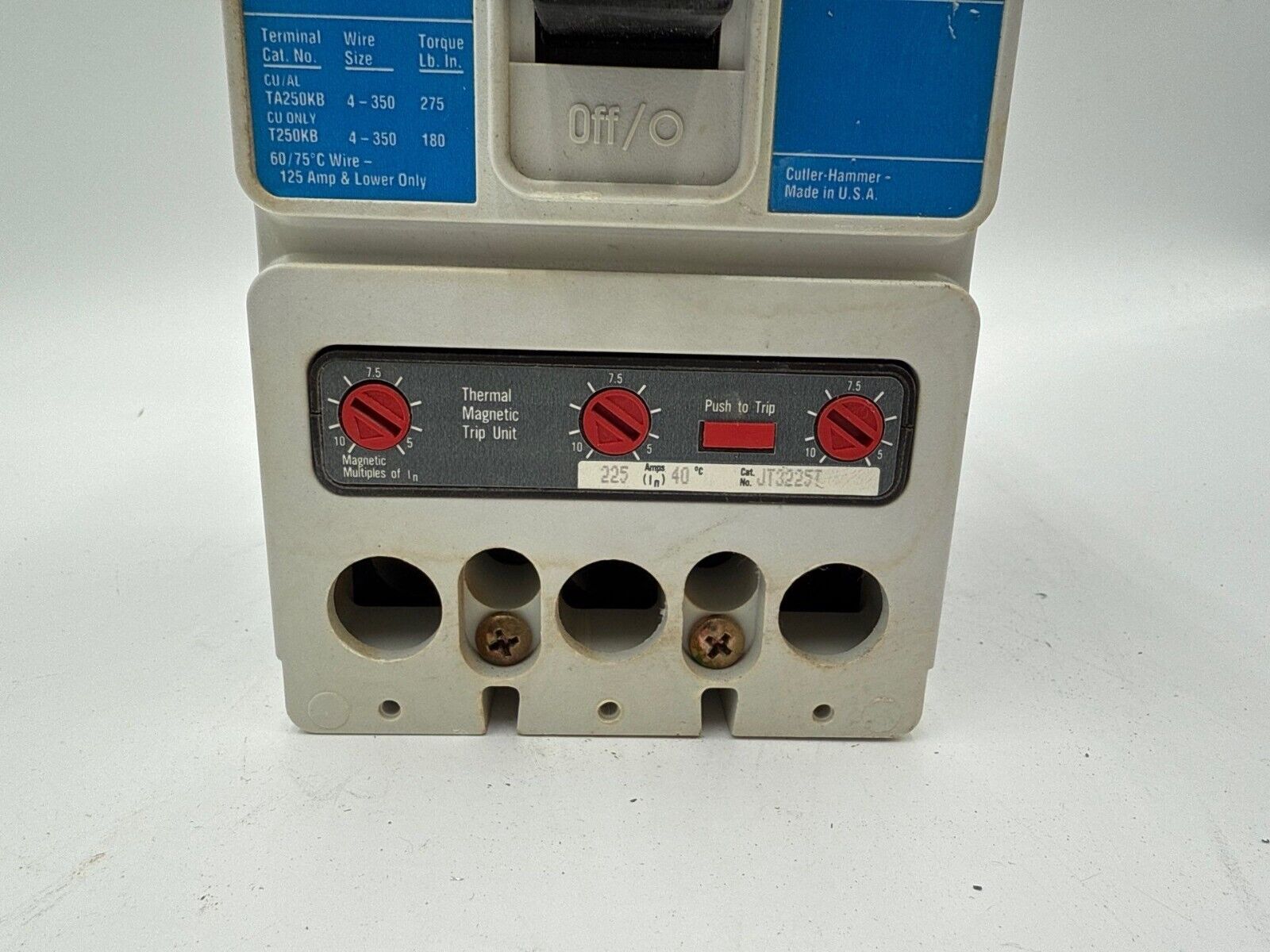Cutler-Hammer HJD3225 Used